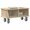 Meuble TV Chêne Sonoma 68,5 x 35 x 35 cm Bois d'ingénierie 630243630243