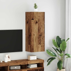 Meuble TV mural Montage mural Bois Ancien 40,5 x 30 x 102 cm 630244630244