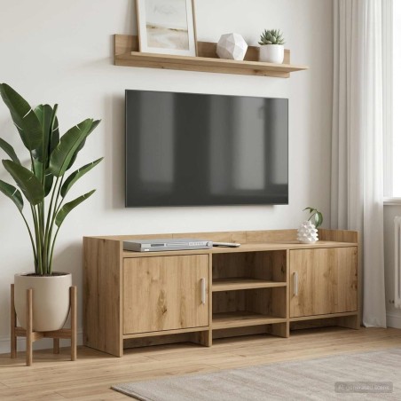 Meuble TV 130 x 33 x 47 cm Chêne artisanal Bois d'ingénierie 630246630246