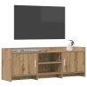 Meuble TV 130 x 33 x 47 cm Chêne artisanal Bois d'ingénierie 630246630246