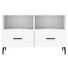 Meuble TV Blanc 80x36x50 cm Bois d'ingénierie 630248630248