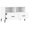 Meuble TV Blanc 80x36x50 cm Bois d'ingénierie 630248630248