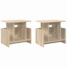Meuble TV 2 pcs Chêne Sonoma 50 x 35 x 45 cm Bois d'ingénierie 630252630252