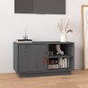 Meuble TV Gris 70x34x40 cm Bois de pin massif 630257630257