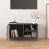 Meuble TV Gris 70x34x40 cm Bois de pin massif 630257630257