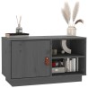 Meuble TV Gris 70x34x40 cm Bois de pin massif 630257630257
