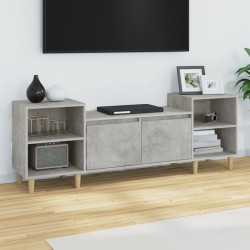 Meuble TV Gris béton 160x35x55 cm Bois d'ingénierie 630259630259
