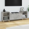 Meuble TV Gris béton 160x35x55 cm Bois d'ingénierie 630259630259