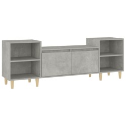 Meuble TV Gris béton 160x35x55 cm Bois d'ingénierie 630259630259