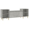 Meuble TV Gris béton 160x35x55 cm Bois d'ingénierie 630259630259