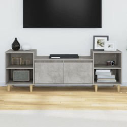 Meuble TV Gris béton 160x35x55 cm Bois d'ingénierie 630259630259