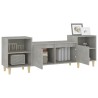 Meuble TV Gris béton 160x35x55 cm Bois d'ingénierie 630259630259