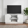 Meuble TV Blanc brillant 102 x 34,5 x 47 cm Bois d'ingénierie 630263630263