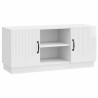 Meuble TV Blanc brillant 102 x 34,5 x 47 cm Bois d'ingénierie 630263630263