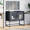 Meuble TV anthracite 68x39x60,5 cm acier laminé à froid 630266630266