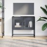 Meuble TV anthracite 68x39x60,5 cm acier laminé à froid 630266630266