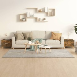 Tables basses 2 pcs chêne fumé 50x50x40 cm bois d'ingénierie 630267630267