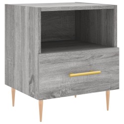Table de chevet sonoma gris 40x35x47,5 cm bois d’ingénierie 630269630269