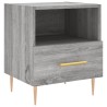 Table de chevet sonoma gris 40x35x47,5 cm bois d’ingénierie 630269630269