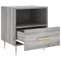 Table de chevet sonoma gris 40x35x47,5 cm bois d’ingénierie 630269630269