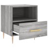 Table de chevet sonoma gris 40x35x47,5 cm bois d’ingénierie 630269630269