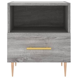 Table de chevet sonoma gris 40x35x47,5 cm bois d’ingénierie 630269630269