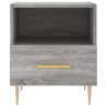 Table de chevet sonoma gris 40x35x47,5 cm bois d’ingénierie 630269630269