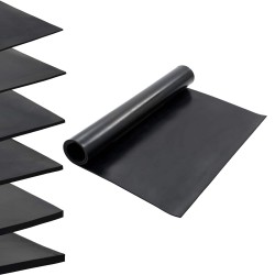 Tapis de sol Noir 1,2 x 2 m Caoutchouc 630270630270