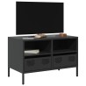 Meuble TV noir 68x39x43,5 cm acier laminé à froid 630273630273