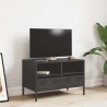 Meuble TV noir 68x39x43,5 cm acier laminé à froid 630273630273