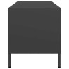Meuble TV noir 68x39x43,5 cm acier laminé à froid 630273630273