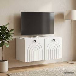 Meuble TV mural Montage mural Blanc brillant 59,5 x 31 x 30 cm 630274630274