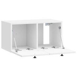 Meuble TV mural Montage mural Blanc brillant 59,5 x 31 x 30 cm 630274630274