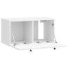 Meuble TV mural Montage mural Blanc brillant 59,5 x 31 x 30 cm 630274630274