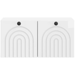 Meuble TV mural Montage mural Blanc brillant 59,5 x 31 x 30 cm 630274630274