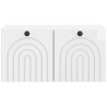 Meuble TV mural Montage mural Blanc brillant 59,5 x 31 x 30 cm 630274630274