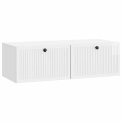 Meuble TV mural Montage mural Blanc brillant 98 x 41 x 30 cm 630275630275