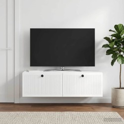 Meuble TV mural Montage mural Blanc brillant 98 x 41 x 30 cm 630275630275