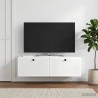 Meuble TV mural Montage mural Blanc brillant 98 x 41 x 30 cm 630275630275