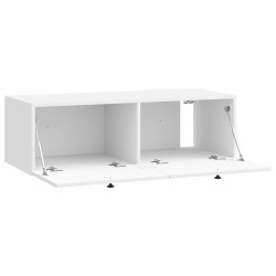 Meuble TV mural Montage mural Blanc brillant 98 x 41 x 30 cm 630275630275