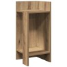Tables d'appoint 2pcs avec étagère chêne artisanal 25,5x27x60cm 630277630277