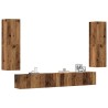 Meubles TV muraux 4 pcs vieux bois bois d'ingénierie 630282630282