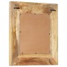 Miroir sculpté à la main 50x50x2,6 cm Bois de manguier solide 630283630283