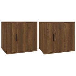 Tables de chevet 2 pcs Chêne marron 50x39x47 cm 630284630284