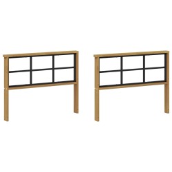 Module d'accoudoirs 2 pcs Blanc 80 x 6 x 61 cm 630286630286