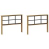 Module d'accoudoirs 2 pcs Blanc 80 x 6 x 61 cm 630286630286
