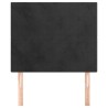 Tête de lit Noir 100x5x118/128 cm Velours 630289630289