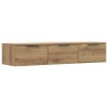 Armoire murale chêne artisanal 102x30x20 cm bois d'ingénierie 630293630293