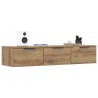 Armoire murale chêne artisanal 102x30x20 cm bois d'ingénierie 630293630293
