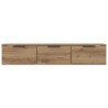 Armoire murale chêne artisanal 102x30x20 cm bois d'ingénierie 630293630293